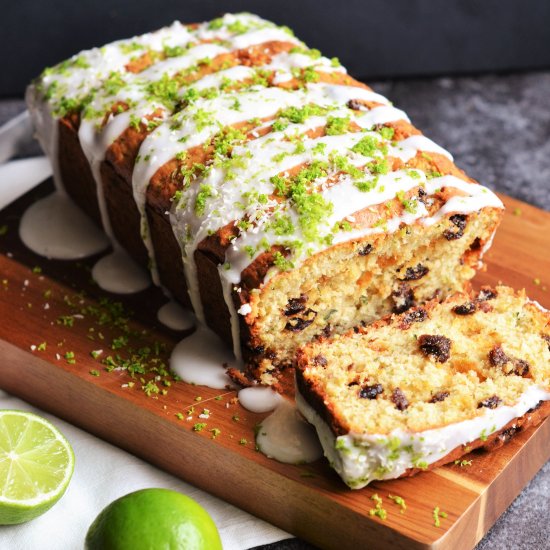 Courgette, Lime, & Coconut Cake