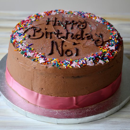 Milk Chocolate Birthday Cake