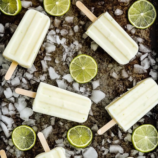 Easy Key Lime Popsicles