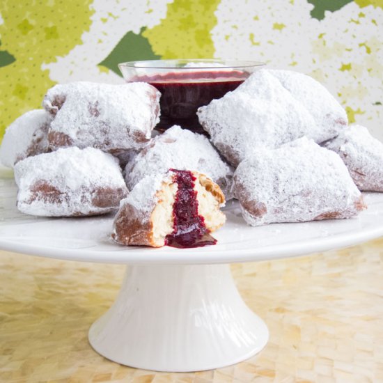 French Beignets w/ Berry Reduction