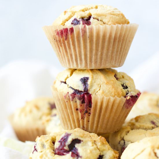 Grain Free Blueberry Muffins