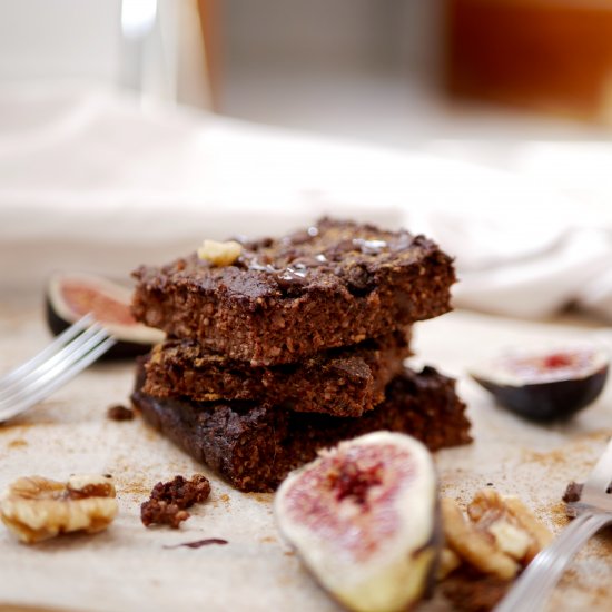 Plant Based Fig & Chocolate Brownie