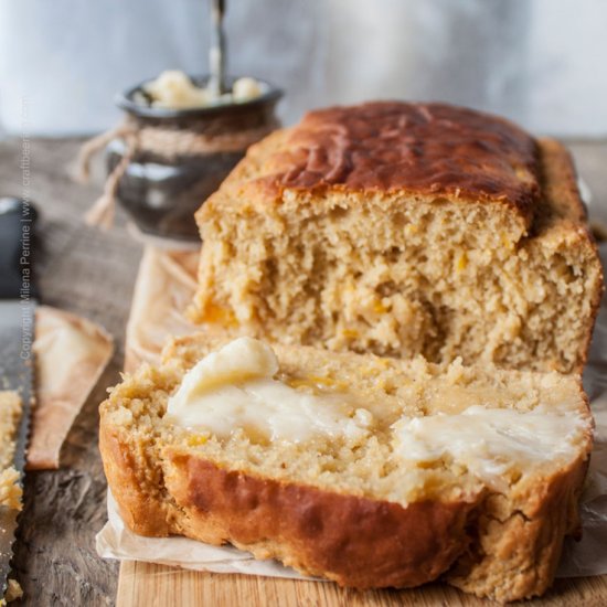 Peach Ale Breakfast Loaf