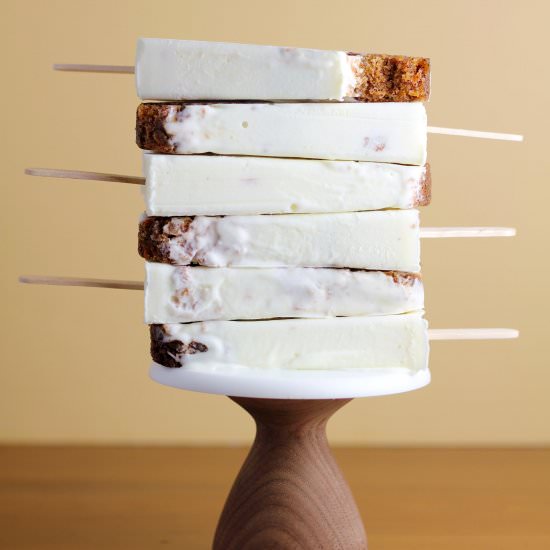 Carrot Cake Popsicles