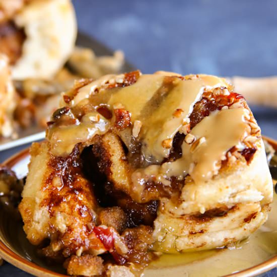 Bacon Caramel Sticky Buns Recipe