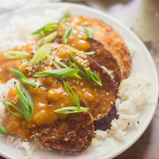 Eggplant Katsu Curry