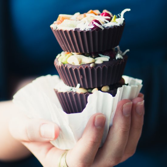 Detox Chocolate Almond Butter Cups