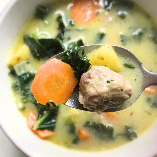 Dairy Free Sausage and Veggie Soup