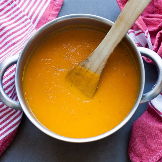 Carrot, Coriander, and Orange Soup