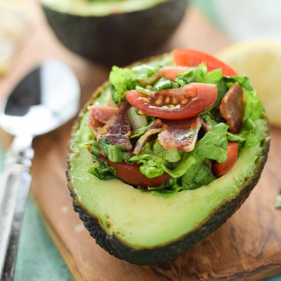 BLT Stuffed Avocados