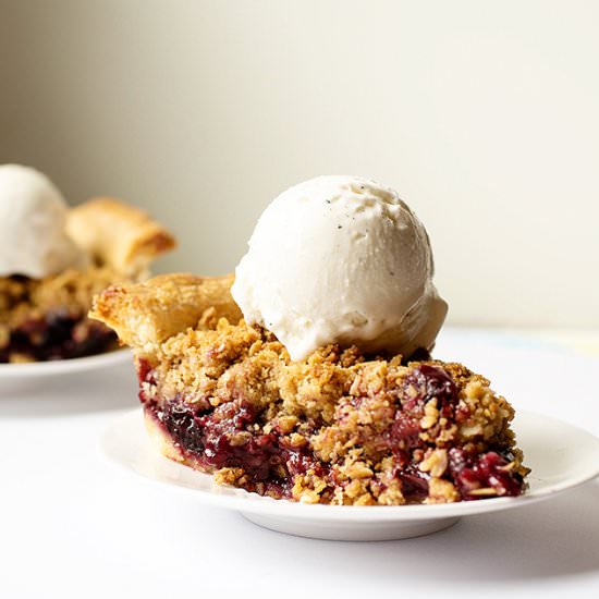 Cherry Crumb Pie