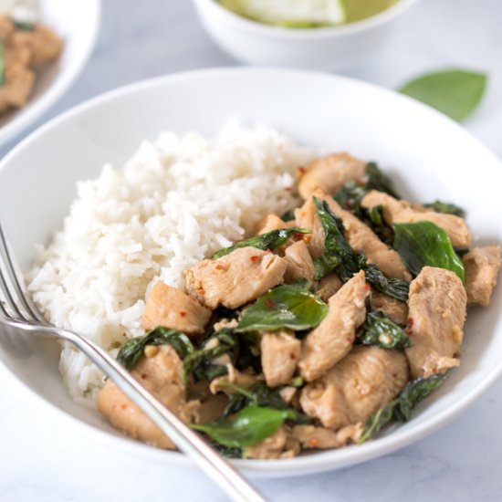 Easy Thai Basil Chicken