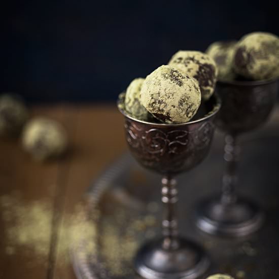 Raw Matcha Truffles