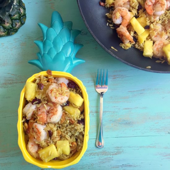 Pineapple Fried Rice with Shrimp