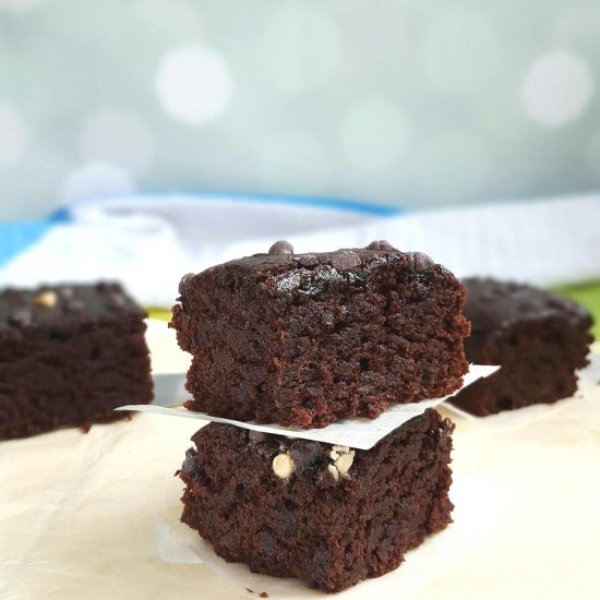 Eggless Avocado Brownies