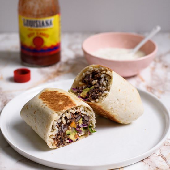 BBQ Black Bean Burritos