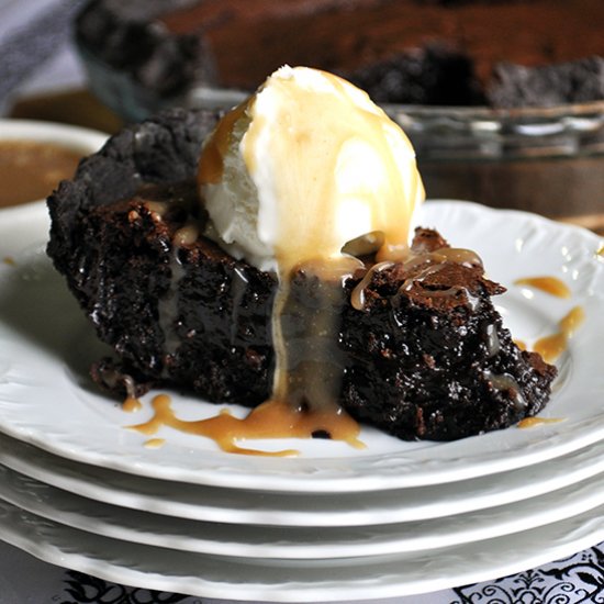 Gooey Brownie Pie