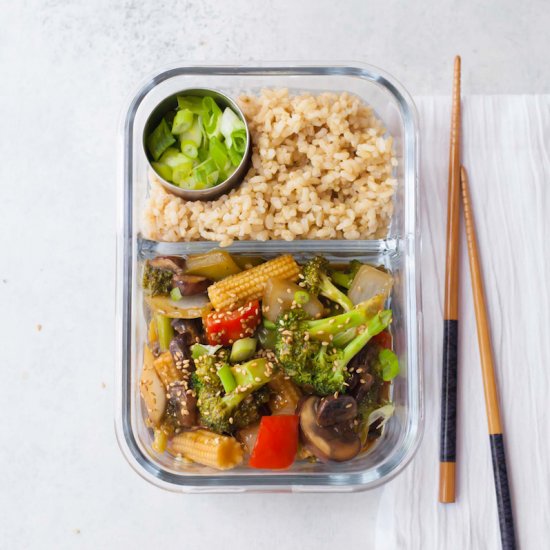 Meal Prep Veggie Stir Fry