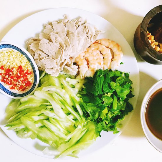 Vietnamese Pork and Shrimp Salad