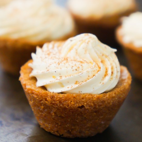 Pumpkin Spice Blondie Bites