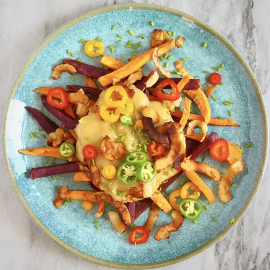 Vegan Stretchy Melty Cheesy Fries