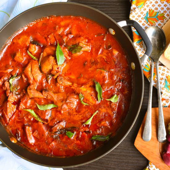 Kerala style spicy Chicken Curry