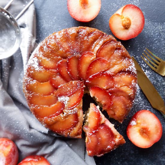 Plum Upside Down Cake