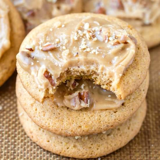 Pumpkin Praline Cookies