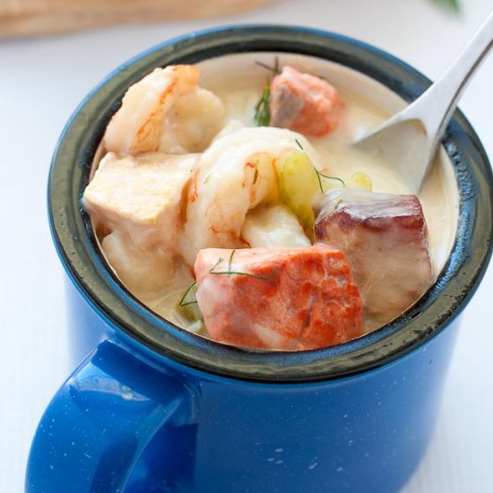 Prize-Winning Seafood Chowder