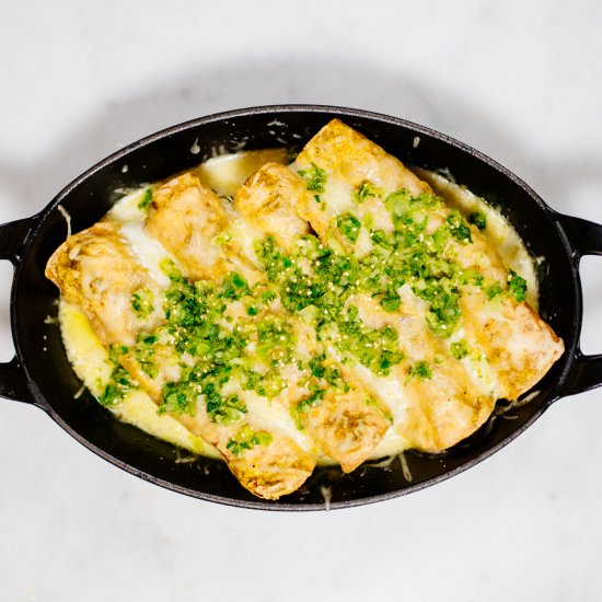 Green Vegetable Enchiladas