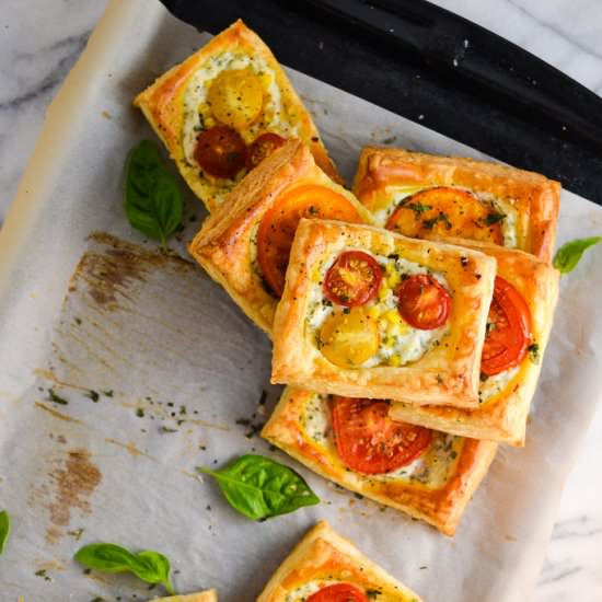 Tomato and Corn Tarts