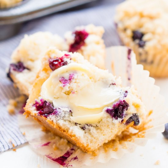 Blueberry Coffee Cake Muffins