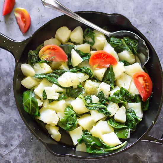 Swiss Chard and Potatoes