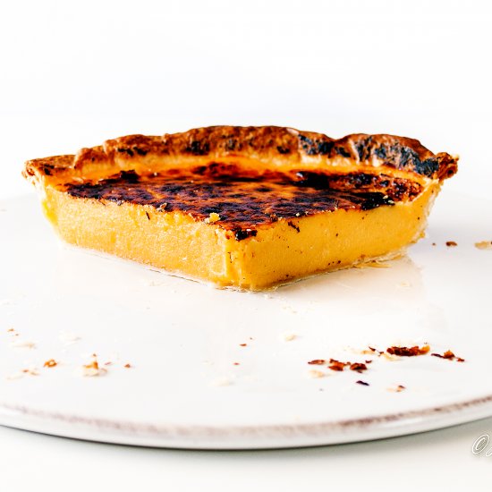 Giant Portuguese Custard Tart