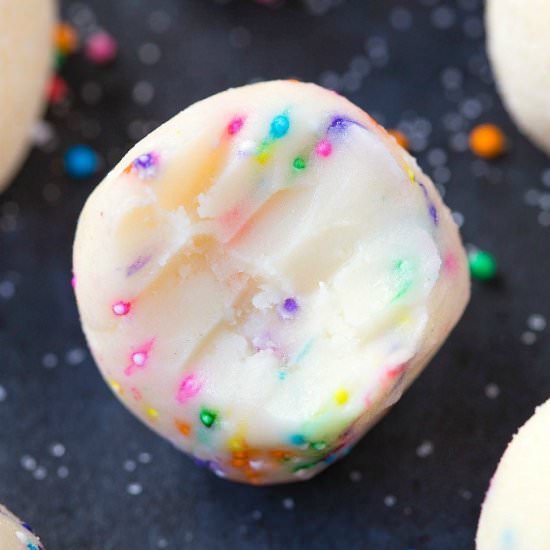 Healthy No Bake Unicorn Bites