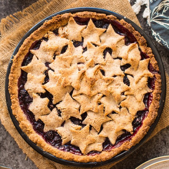 Grain Free Blackberry Pie