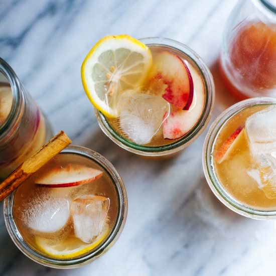 Cardamom Spiked Peach Shrub