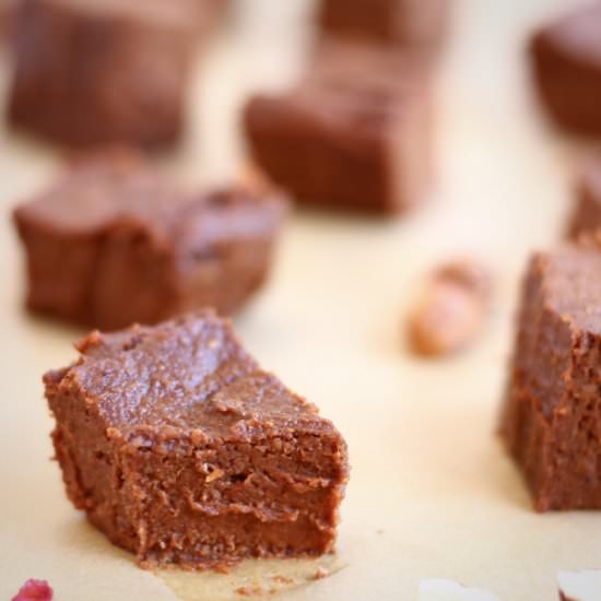 Vegan Chocolate Sweet Potato Fudge