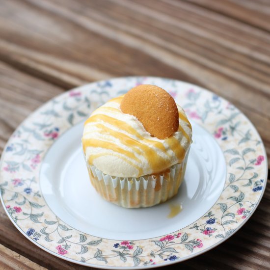 Banana Cream Pie Cupcake