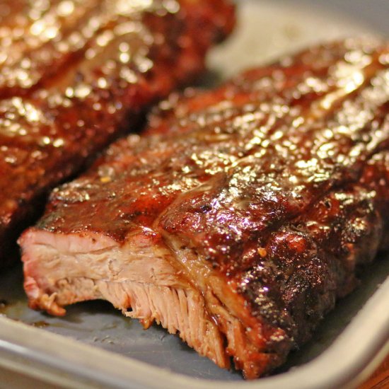 BBQ Ribs with North Carolina BBQ Sauce