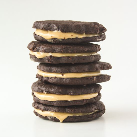 Homemade Peanut Butter Oreos