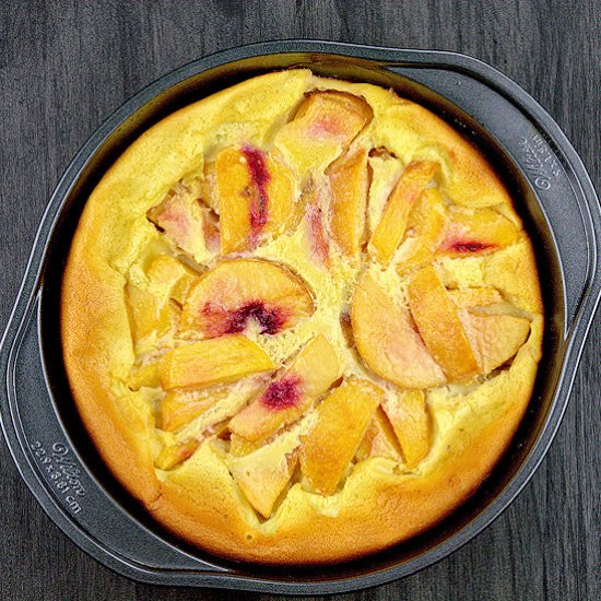 Peaches n Cream Clafouti