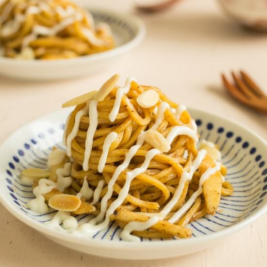 Sweet Cinnamon Cold Noodle Dessert