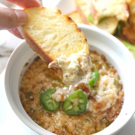 Creamy Vegan Jalapeño Onion Dip