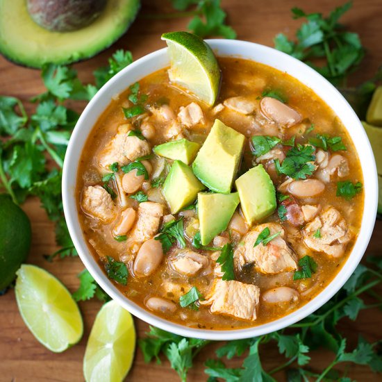 Instant Pot White Chicken Chili