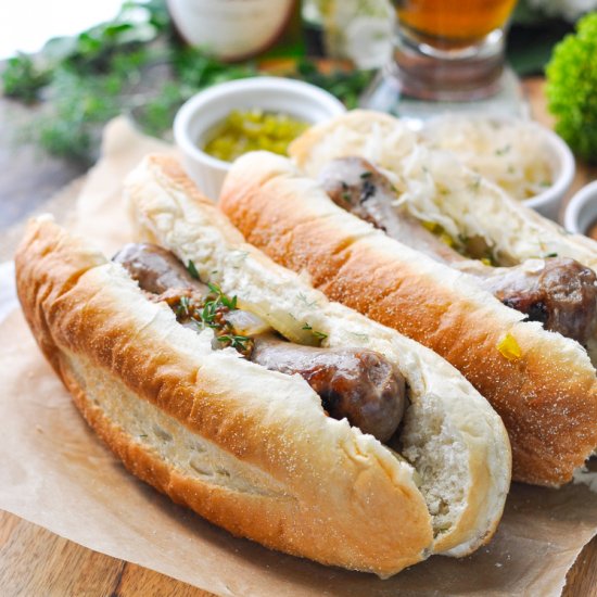 3-Ingredient Grilled Beer Brats