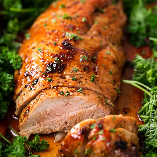 Ginger Roasted Pork Tenderloin