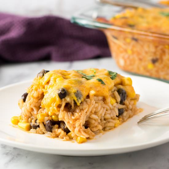 Easy Chicken Enchilada Casserole