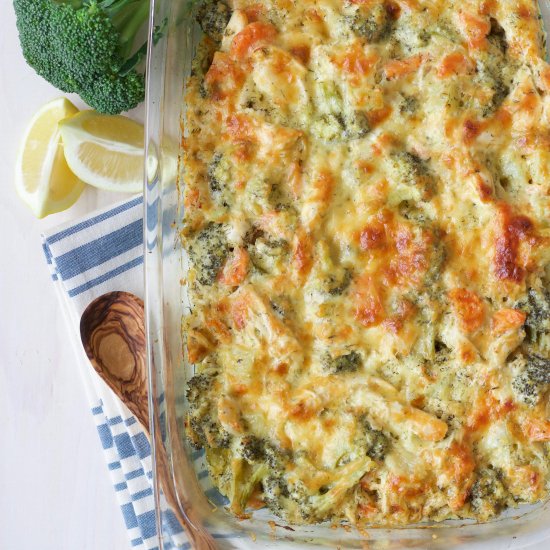 Healthy Chicken Broccoli Casserole