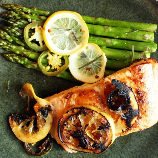 Spicy Lemon Salmon